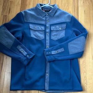 Spyder long sleeve snap button shirt/jacket